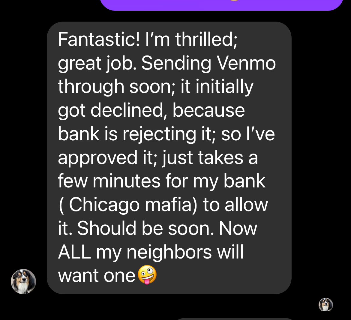 Customer review