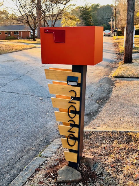 The Lloyd custom mailbox